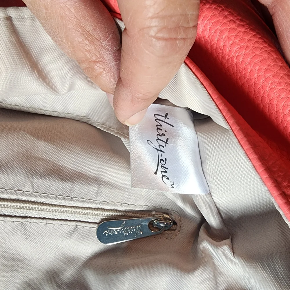 Pink Crossbody Bag with Casual Hobo Silhouette - Picture 2 of 4